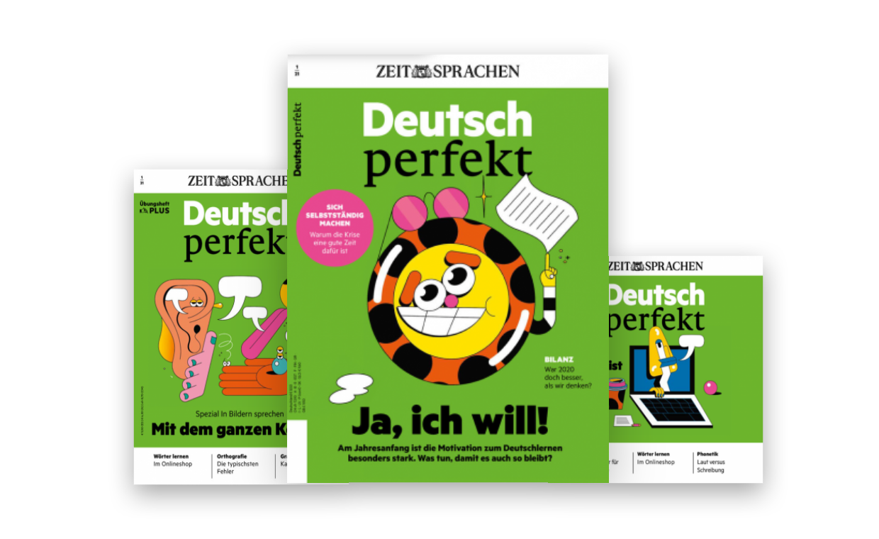 Learn German with Deutsch perfekt magazine